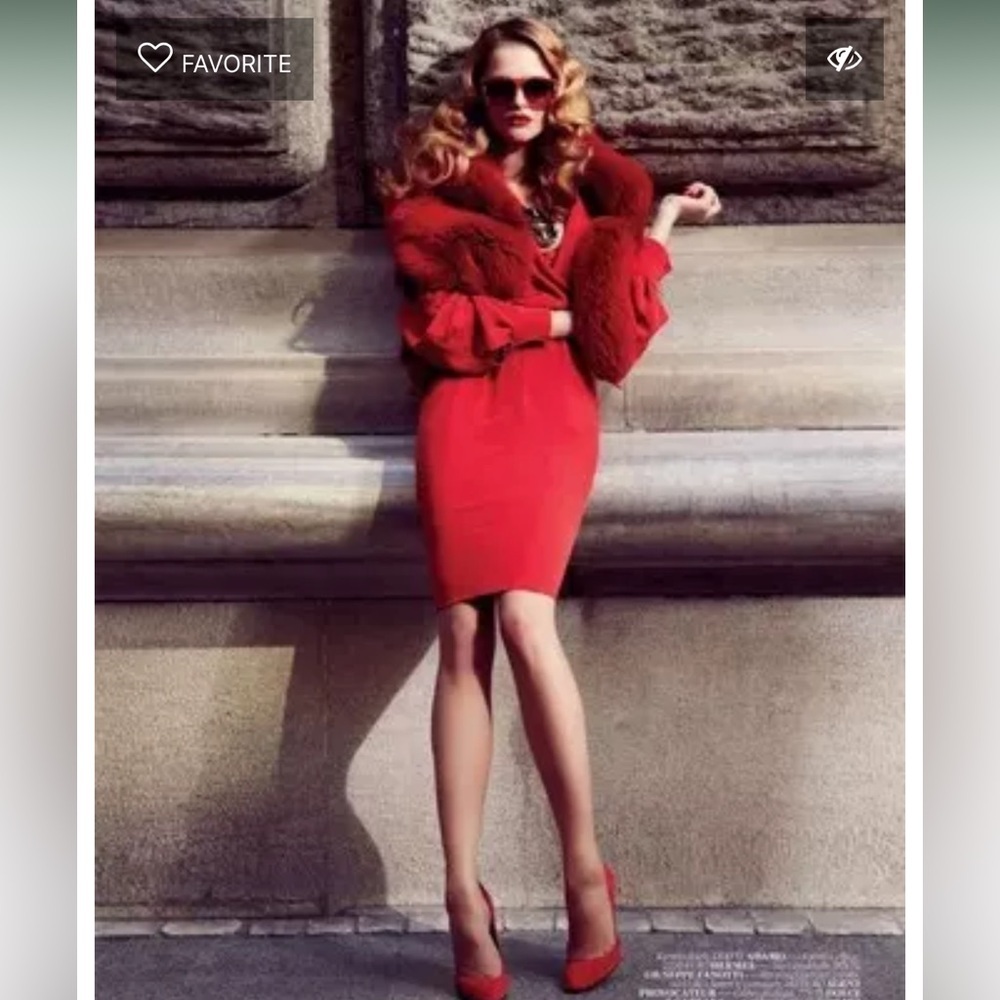 The Limited Red Midi Dress - Picture 11 of 11